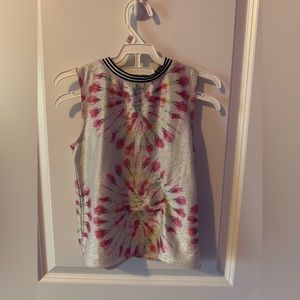 Metallic shimmer top